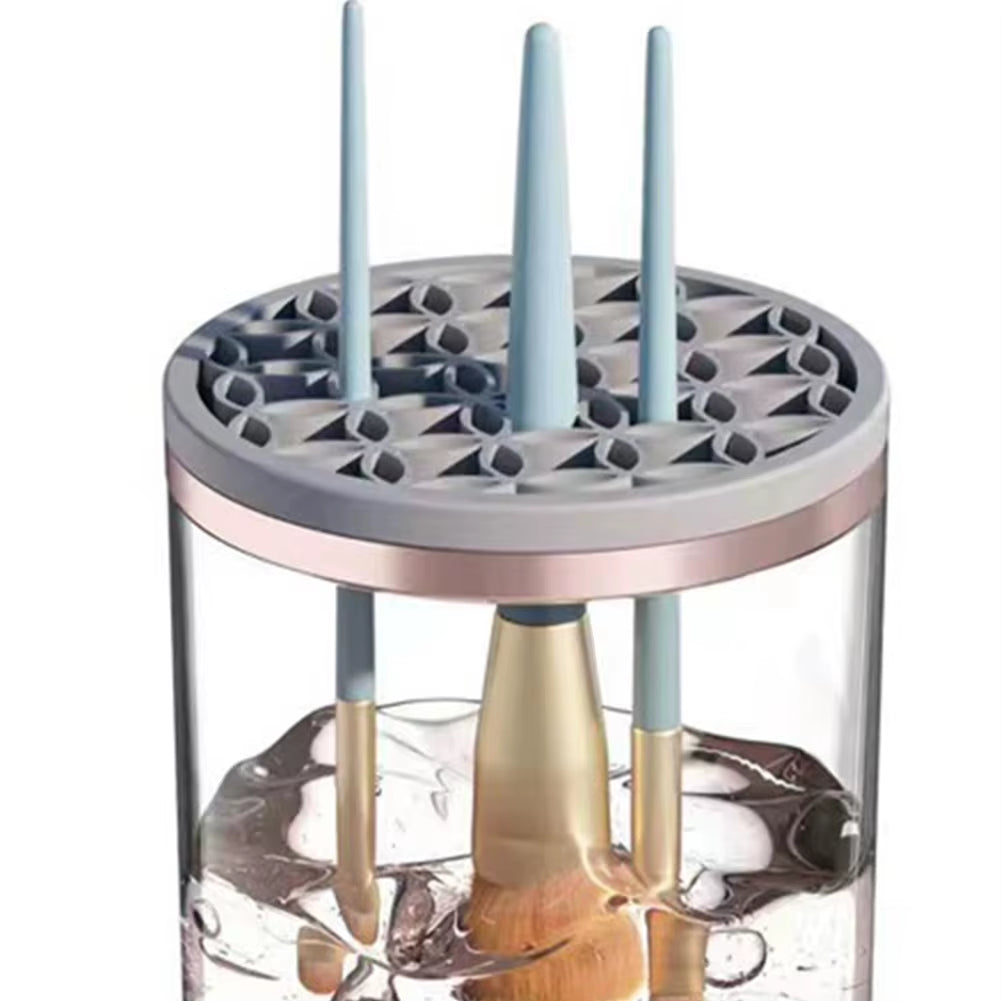 Automatic Electric Makeup Brush Cleaner Rechargeable Lazy Cleaning Brush Washer Quick Dry Tool USB Makeup Brush Rotary Cleaning