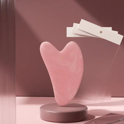 Gua Sha Massage Board Neck anti Wrinkle Massager Tool Facial Skin Lifting Anti-Wrinkle Beeswax Stone Scraping Massager