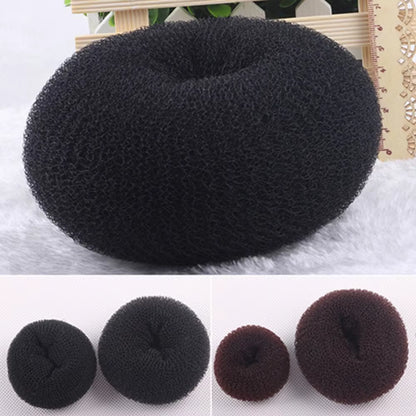 S M L Black/Coffe/Beige Magic Hair Bun Maker Donut Bagel for Hair Tools Hairpin Hair Accessories for Women Styling Braids