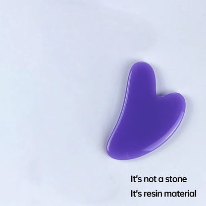 Gua Sha Massage Board Neck anti Wrinkle Massager Tool Facial Skin Lifting Anti-Wrinkle Beeswax Stone Scraping Massager