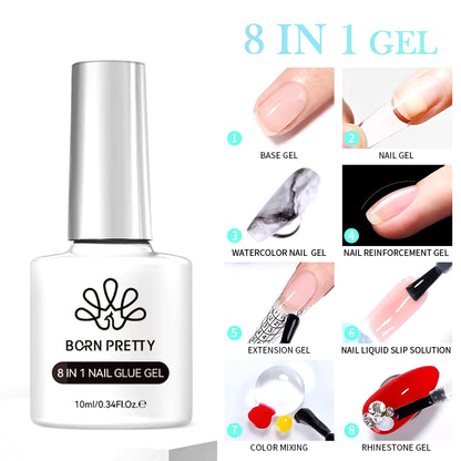 10Ml Jelly Nude Gel Nail Polish 50 Colors Semi Transparent Nail Art Nail Supplies Soak off UV LED Nails Gel Varnish