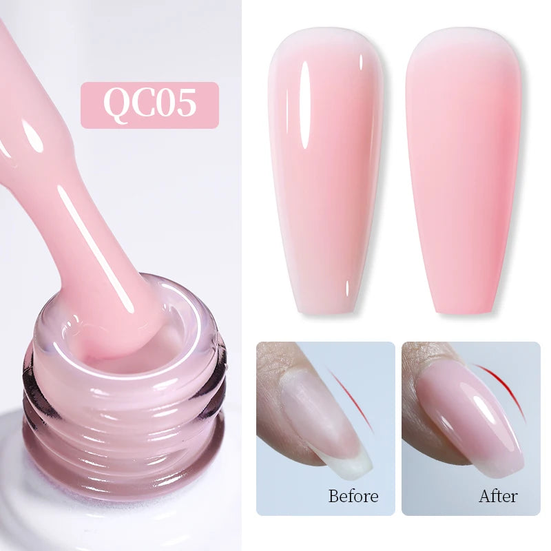 10Ml Jelly Nude Gel Nail Polish 50 Colors Semi Transparent Nail Art Nail Supplies Soak off UV LED Nails Gel Varnish