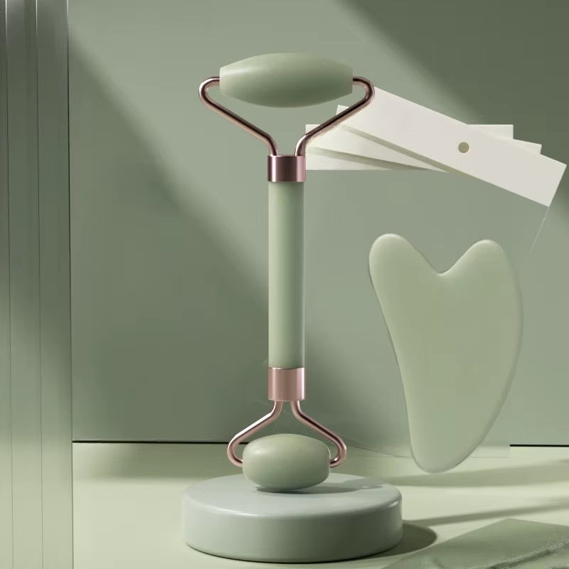 Gua Sha Massage Board Neck anti Wrinkle Massager Tool Facial Skin Lifting Anti-Wrinkle Beeswax Stone Scraping Massager