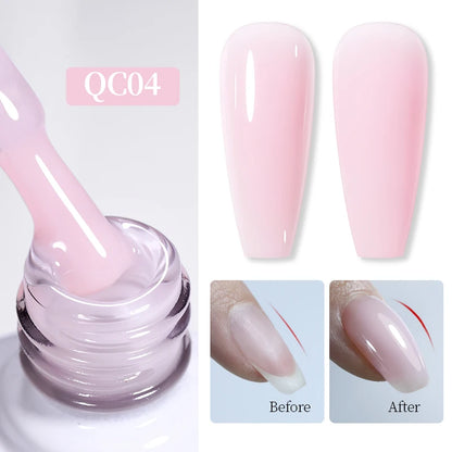 10Ml Jelly Nude Gel Nail Polish 50 Colors Semi Transparent Nail Art Nail Supplies Soak off UV LED Nails Gel Varnish
